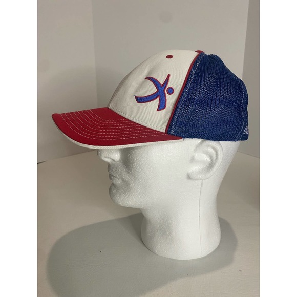 PACIFIC HEADWEAR Pro Model 404M S-M Red Blue and White - Picture 2 of 6